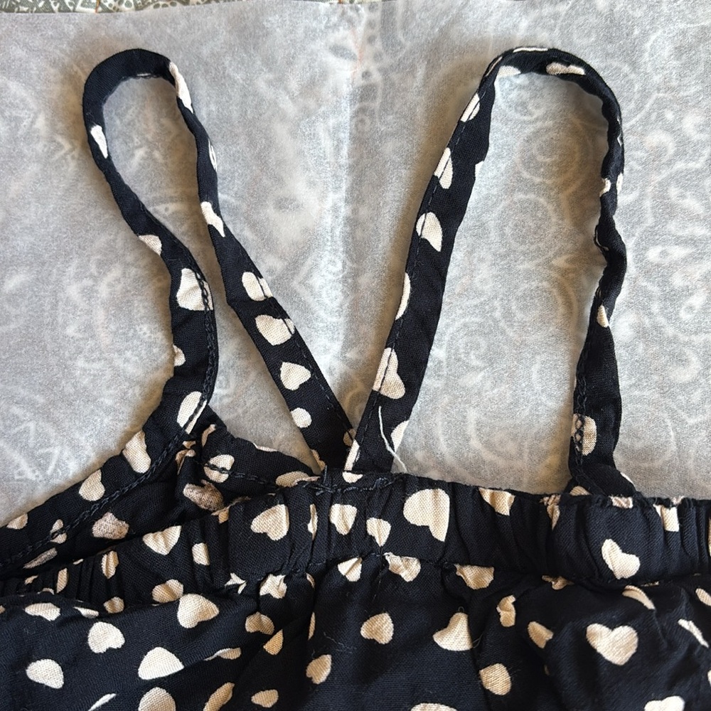 Kids Tales Heart Print Jumpsuit 3T - Picture 4 of 6